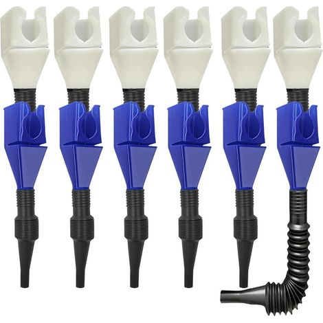 Lot de 12 entonnoirs pliables universels pour auto et moto (1/5)