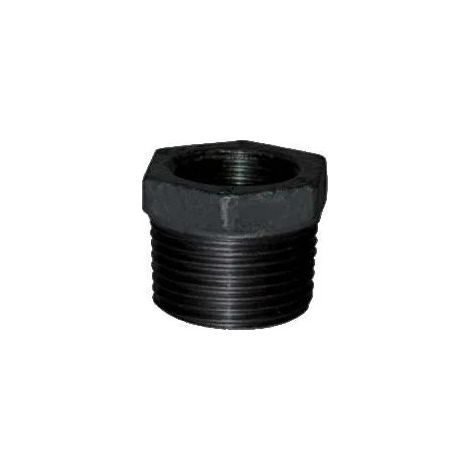 Capezzolo ridotto 15x21 / 12x17, maschio femmina nero