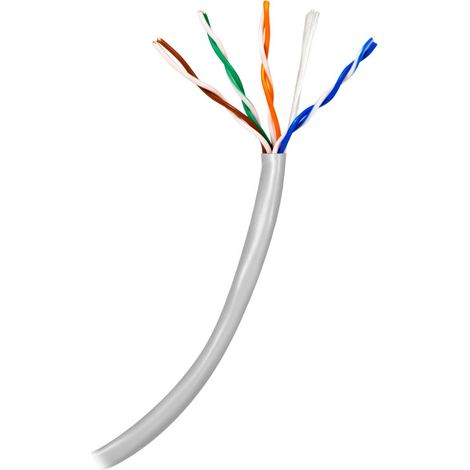 Cable Utp Cat5e Rigido Cca Gris (100m) Safire Sf-utp5e-100-24awg (1/4)