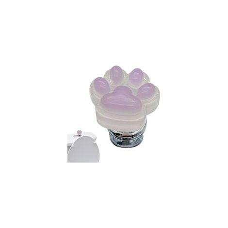 Assist de bouton de toilette mignon, poussoir du bouton de toilette - Outil lumineux de presse de toilette - Accessoires de salle de bain Cat Claw pour les femmes manucures de longs ongles (1/4)