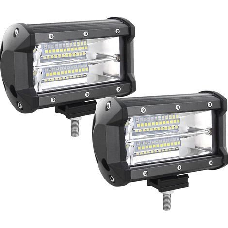 x 72W Dreireihige 13cm LED-Lichtleiste mit kombiniertem Abstrahlwinkel, DC 12V-24V, IP67 für 4x4 ATV (1/5)