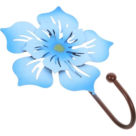 de suspension en fer bleu au design simple pour suspendre