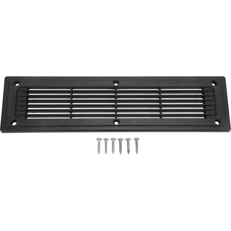 Grille D'aération de Bus, 300 X 80 Mm Grille D'aération Rectangle Grille de Sortie d'air Grille Panneau de Ventilation pour RV Bus Remorque Armoire de Cuisine (1/5)