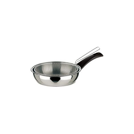 PADELLA INOX CON CESTELLO