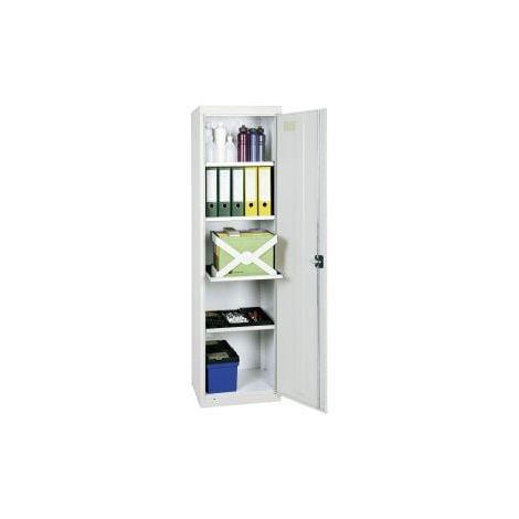 Armadio  attrezzi  e  materiali  Stumpf  Serie  3000  grigio  chiaro  +  4  ripiani  estraibili  -  3005007