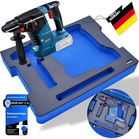SCHWÄBLE® Schaumeinlage Schaumstoffeinlage für Bosch Akku-Bohrhammer GBH18V-24