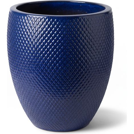 Vaso SIGNAC 48x52cm blu cobalto