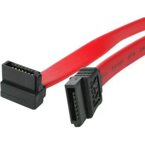 Cable SATA a SATA III Akyga AK-CA-51 6 GB/s con conector en ángulo de 90 grados para unidad de disco de 50 cm (1/3)