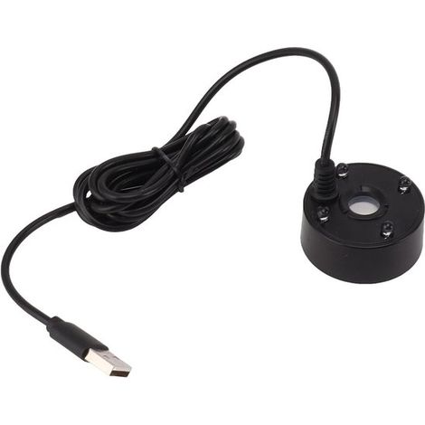 Generatore di nebbia - Tecnologia a ultrasuoni per la decorazione di acquari - Illuminazione a LED colorata USB - Ultrasuoni 5V (1/5)
