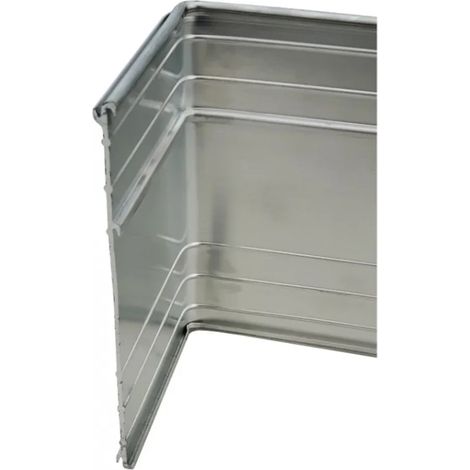 Angle 270 degrés pour Bordures de jardin en aluminium ultra solide 24 cm Bordure Jardin Bordure jardin metal (1/5)
