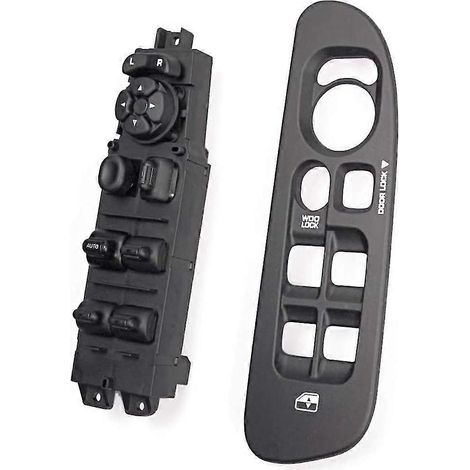 Interrupteur de lève-vitre et cache 56049805ab pour Ram 1500, 2500 et 3500 (2002-2009) et pour modèles 2001-2004. (1/4)