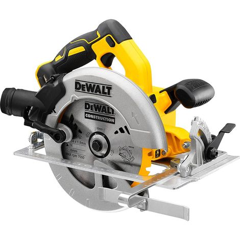 Dewalt – Scie circulaire DCS570N – Moteur à fort couple – Profondeur de coupe jusqu'à 67mm – Inclinaison de lame 57° – Pour bois et matériaux de construction