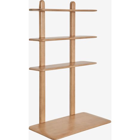 SKLUM Schreibtisch mit Holzregal Veleta  &x2194&xFE0E 80 cm            Mango-Holz                     