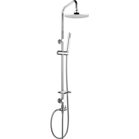 Colonna doccia attrezzata alpha ottone cromato diametro 22 mm (1/4)