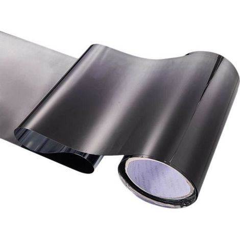 Autotönungsfolie für überlegenen Sonnenschutz an Aluminium-Windschutzscheiben, Farbverlauf, 20 x 150 cm (Schwarz) (1/5)