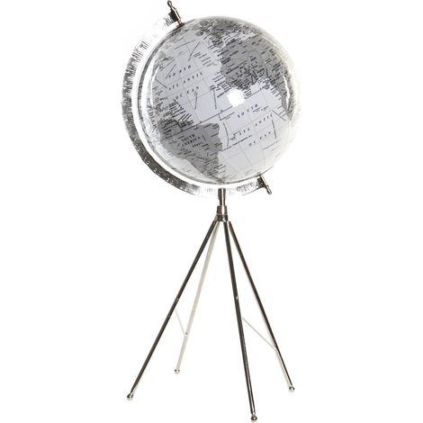 Globe Plastikmetall Terre 27x25x61 Plage weiße Plastikmetallmaterial Materialfamilienfarben Innendekoration Details (1/4)