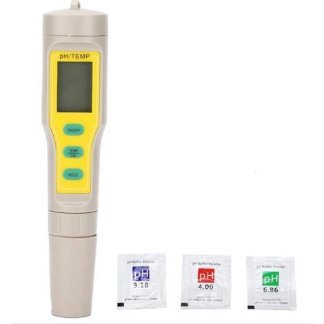 PH 03 Tester de qualité de L'Eau, PH Numérique PHETER 0,00 14,00 PH Plage, 0,01 PHE PRÉSURCTION, avec Compensation Automatique de Température, pour Aquariums, Piscines, Eau (1/5)