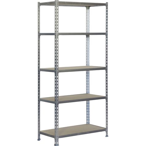 Simonrack Mensola leggera in metallo zincato e legno 2000x1200x400 mm