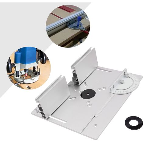 Plaque de retournement pour machine de gravure sur bois, rotative à 180 °, plaque d'insertion pour table rotative pour bois, pour la conception et le traitement du bois
