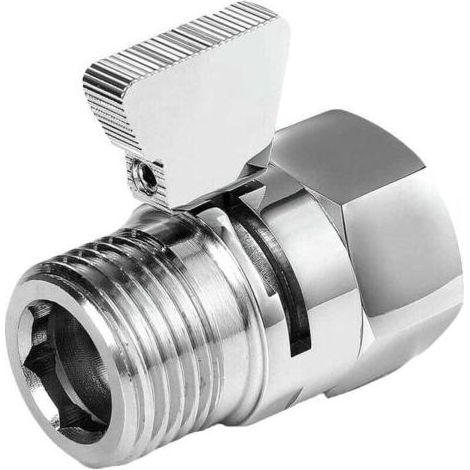 PA Stop Dusche, Duschkopf Absperrventil mit Schalter, Duschkopf Absperrventil, Duschkopfventil, für Duschköpfe, Handbrausen, Duscharme (1/4)