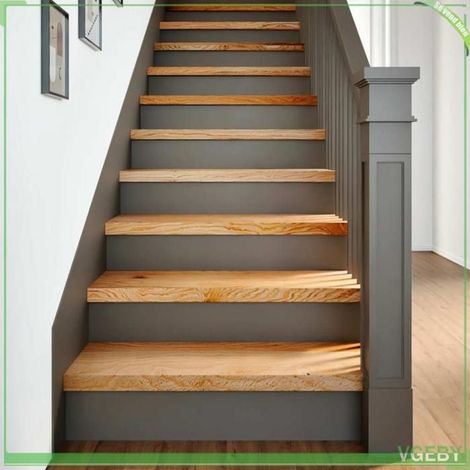 3283791 Marches d'escalier 2 pcs marron clair 80x30x2 cm chêne massif 7291712425684 (1/5)