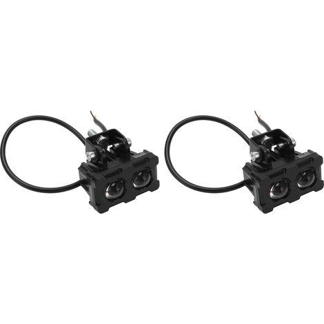 Paar externe LED-Scheinwerfer für Motorrad, Offroad, UTV, ATV, mit M8-Befestigungsloch, leistungsstarke Beleuchtung, wasserabweisend. (1/5)