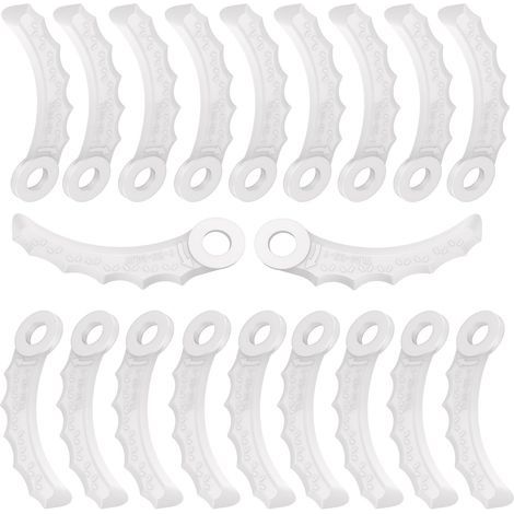 Lot de 24 lames de rechange pour débroussailleuse Makita 198426-9 - Lames en plastique pour tondeuse Makita 198426-9. (1/5)