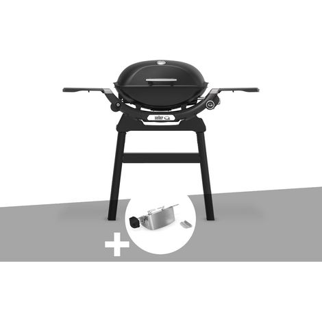 Barbecue à gaz Q 2200N noir avec pied + Rôtissoire - Weber