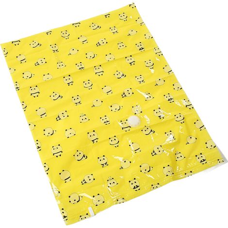 Lot de 5 sacs de compression sous vide pour ranger vêtements, couettes et autres articles ménagers. Sacs épais et anti-poussière pour la maison.