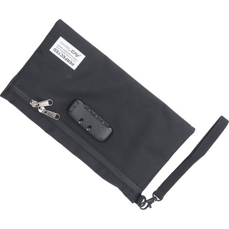 Sachets anti-odeurs en PVC avec charbon actif absorbant les odeurs, pochette de rangement inodore, contenant hermétique avec serrure à combinaison (1/5)