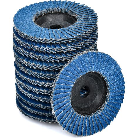 12 Pcs Disques à Lamelles Ø 76 mm x 10 mm Grain 40 60 80 120 (1/5)