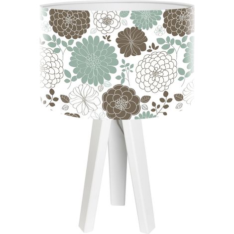 Lampe de chevet bothanica foto-073 - Blanc, marron (1/3)