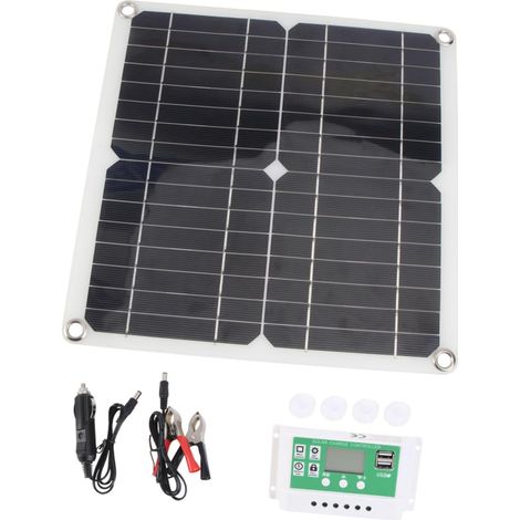 Chargeur Solaire Extérieur Kit Panneau De Charge Solaire Pour Téléphone Portable Tablette Et Autres Appareils Via Usb (1/5)