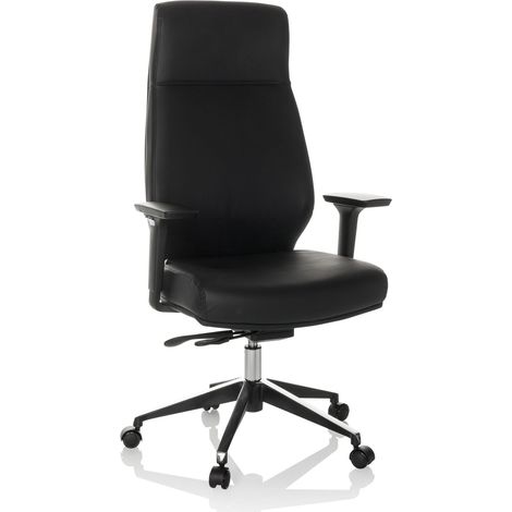 Bürostuhl / Chefsessel VITORO ECO Kunstleder schwarz hjh OFFICE (1/5)