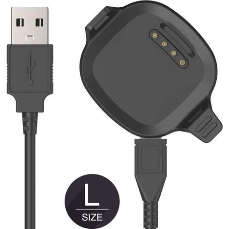 Chargeur pour Garmin Forerunner 10,15 Grand - EURO MEGA - Alimentation USB de haute qualité