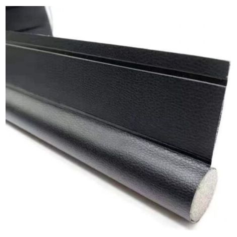 BUNTHAUS Base de porte simple face de 96 cm avec joint de porte autocollant, coupe-bise et bande antibruit (noir) (1/5)