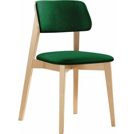 Silla Dearborn 100, Haya, 80x46x49cm, Tapiz, De madera, Madera