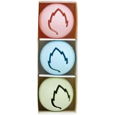 Set di palline giocattolo, pallina con campanellino, divertente pallina alla menta, auto-riparante, artefatto anti-noia per animali domestici, forniture per cuccioli (1/4)