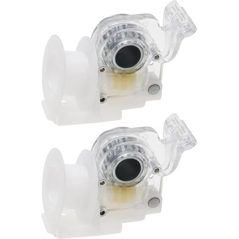 2 Pièces Mécanisme d'inclinaison pour Store vénitien 50x40 mm Mécanisme de contrôle d'inclinaison pour hexagone de 6 mm adapté aux Stores vénitiens en Bois de 50 mm (1/5)