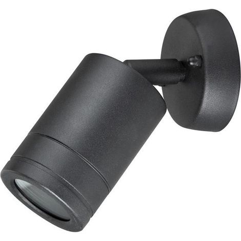 Olimp Außen-Garten-Wandleuchte 1xGU10 schwarz IP44 208781 Goldlux (1/3)