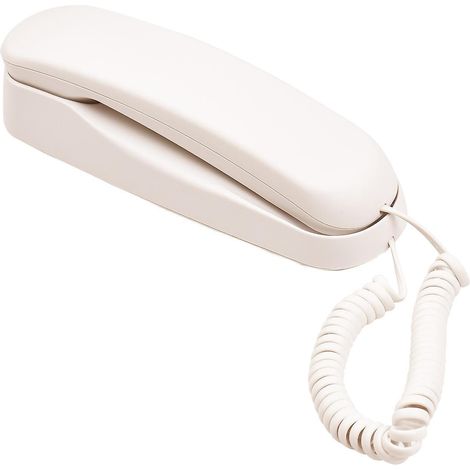 Mini Desktop Corded Landline Phone Fixed Telephone Wall Mountable Supports Mute/ Pause/Redial Functi (1/4)