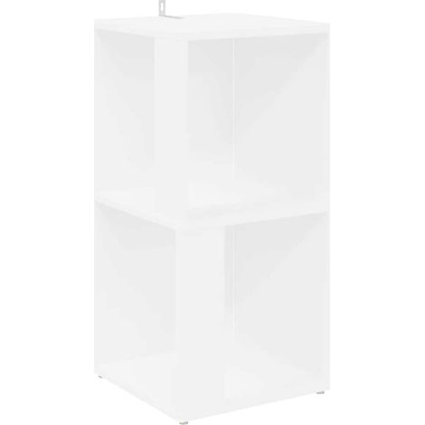 Maison Exclusive - Pensile Angolare Bianco 33x33x67 cm in Legno Multistrato