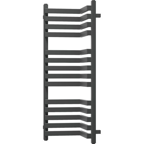 Mexen Loop radiateur de salle de bain 1000 x 375 mm, 572 W, anthracite - W129-1000-350-00-66 (1/3)
