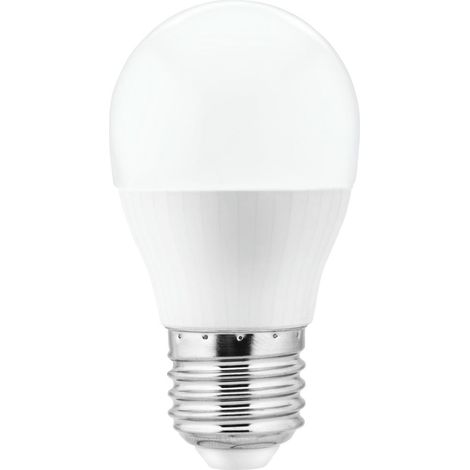 BOMBILLA LED ESFÃRICA MATEL CHIP SAMSUNG E27 8W FRÃA (1/2)