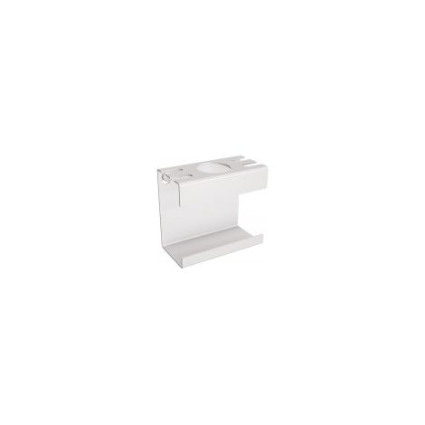 Soporte para cepillo de dientes eléctrico y cuatro cabezales Technic blancos (1/3)