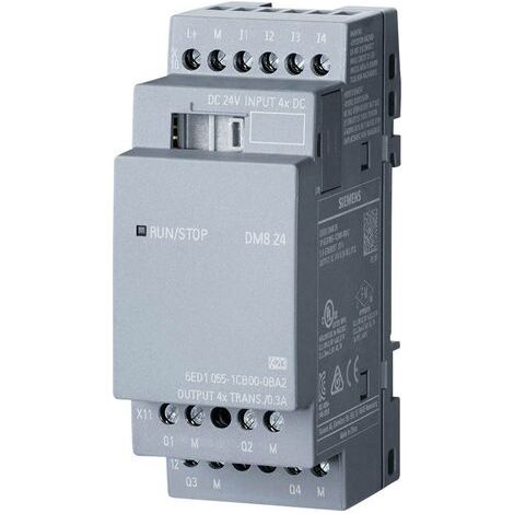 API - Module d'extension Siemens LOGO DM8 24 0BA2 24 V/DC A865141 (1/2)
