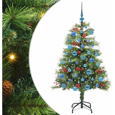 Artificial Christmas Tree Green 150 cm PVC and Metal vidaXL