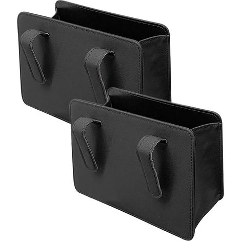 2 Pack Car Trash Can Seat Organizer Multi-function Storage Box (1/5)