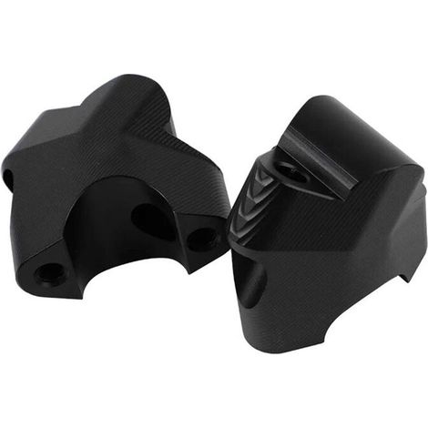 Staffa nera per manubrio moto per MT800 800
