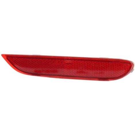 Barra catarifrangente paraurti posteriore, ABS rosso Plug and Play, lenti catarifrangenti paraurti posteriori impermeabili e resistenti agli urti per Rogue Sport (destra: